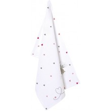 Кърпа 70х50см Bee My Valentine червено-сива